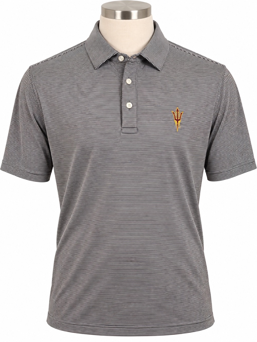 Peter Millar Arizona State Sun Devils Men’s Small S Striped Golf Polo NWT